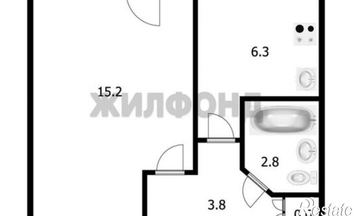 1-комн квартира улица Карла Маркса, 68,  д. 68