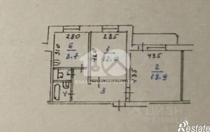 2-комн квартира ул Красная Сибирь, 104,  д. 104
