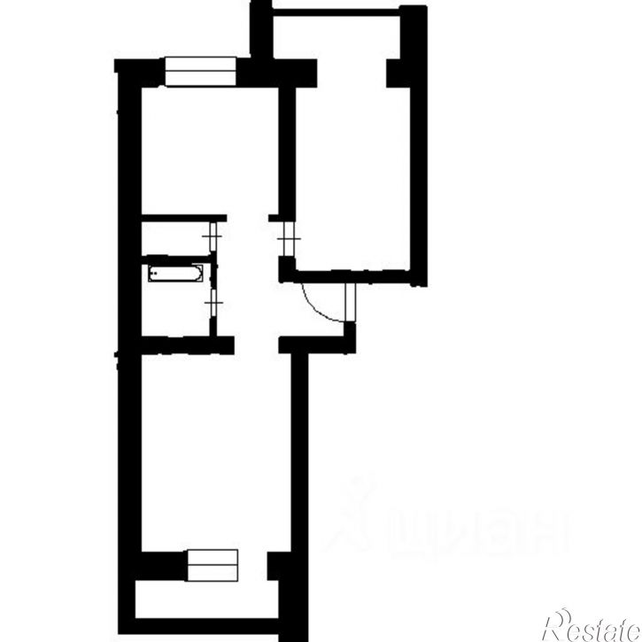 2-комн квартира ул Спортивная, 13,  д. 13