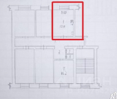 комната 12 кв м улица Ленина, 44