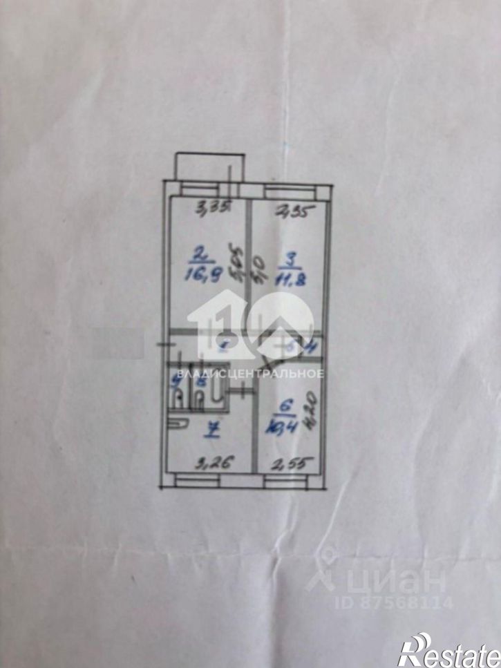 3-комн квартира ул Микрорайон, 54,  д. 54