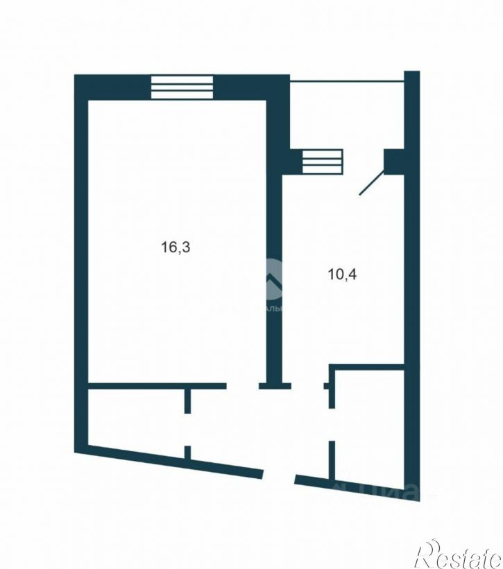 1-комн квартира Бердск, улица Рогачева