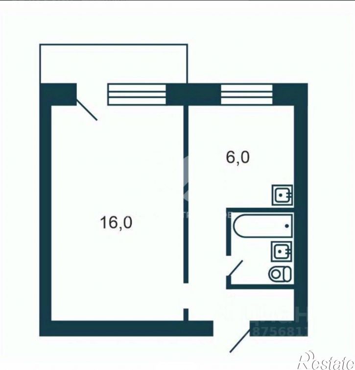 1-комн квартира Северный мкр, 15,  д. 15