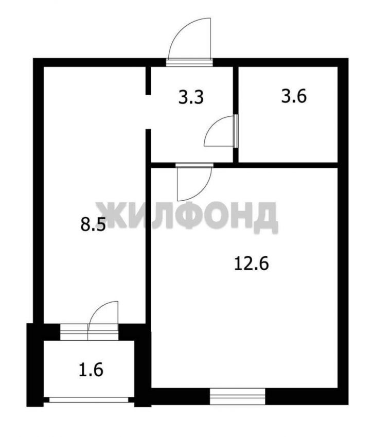 1-комн квартира Комсомольская улица, д.32