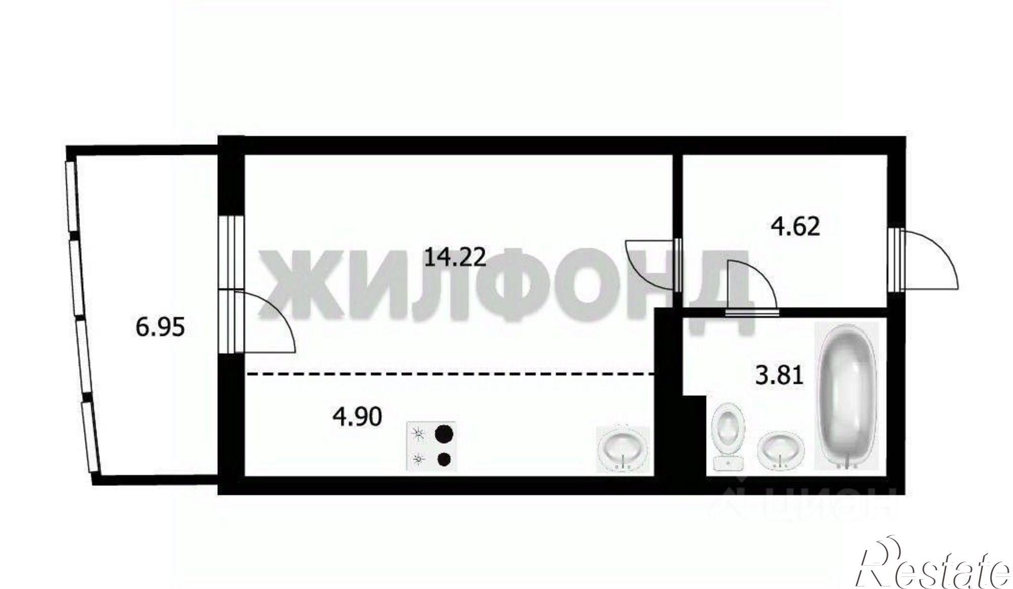 Купить квартиру за 4 300 000 рублей на улица Карла Маркса, 36/1
