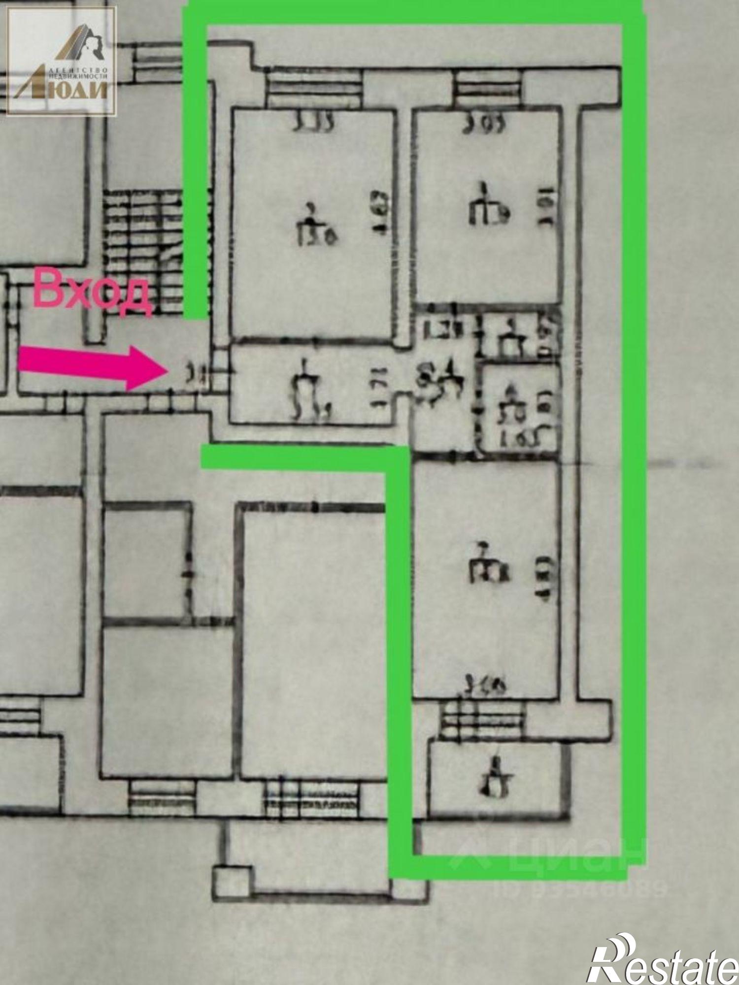 Купить квартиру за 6 500 000 рублей на ул Ключевая, 57