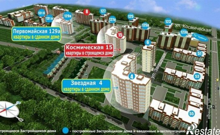 1-комн квартира ул Первомайская, 129в,  д. 129в