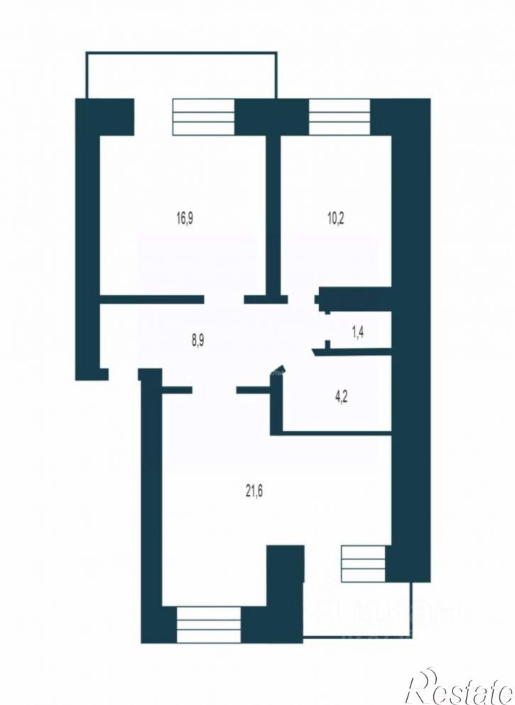 2-комн квартира улица Нахимова, 1А,  д. 1А
