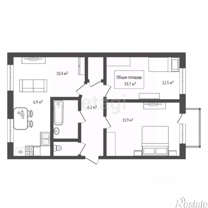 3-комн квартира ул Ленина, 39,  д. 39