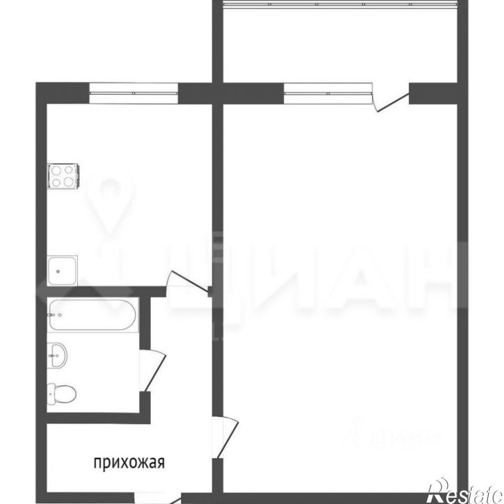 1-комн квартира ул Рогачева, 16,  д. 16