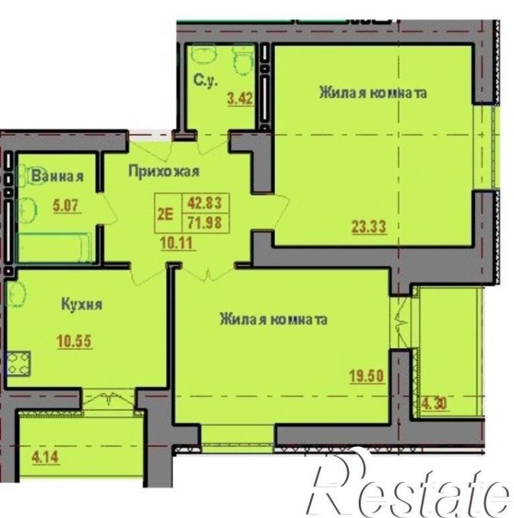 2-комн квартира попова , 11/2