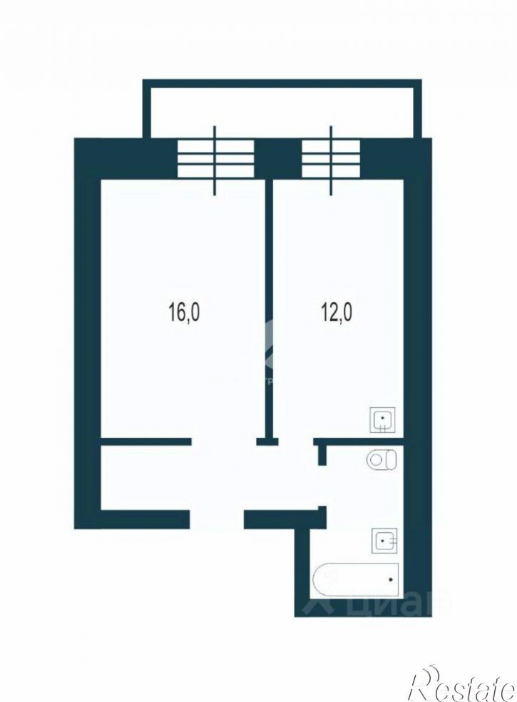 1-комн квартира