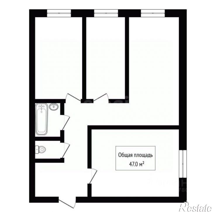 1-комн квартира ул Попова, 35А,  д. 35А