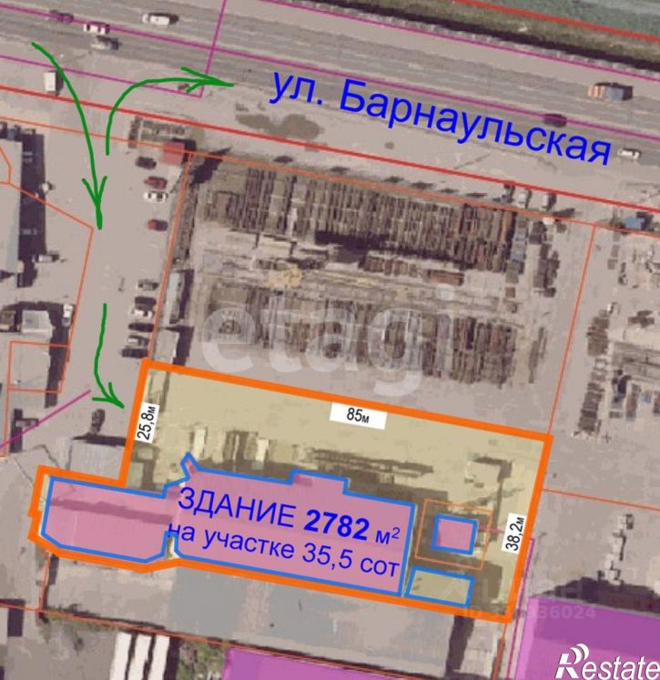Помещение свободного назначения Промышленная улица, 2Б,  д. 2Б