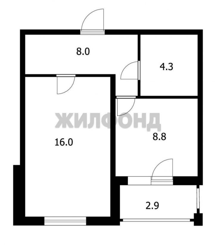 1-комн квартира Красная Сибирь улица, д.107