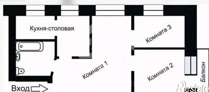 3-комн квартира ул Лелюха, 7,  д. 7