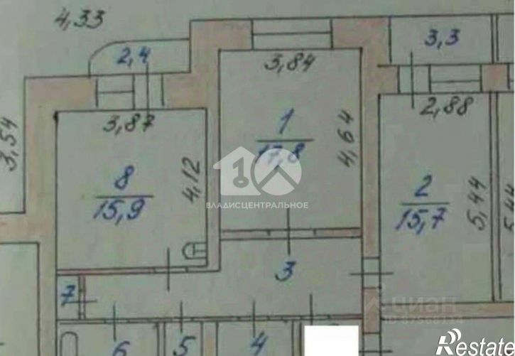 2-комн квартира Северный мкр, 6,  д. 6