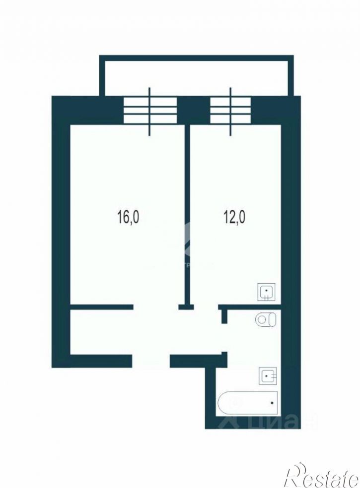 1-комн квартира