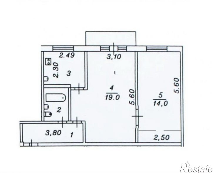 2-комн квартира Ленина, 38