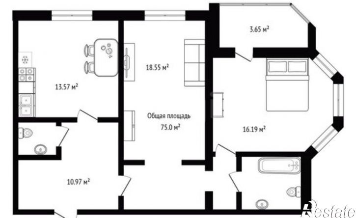 2-комн квартира ул Красная Сибирь, 122,  д. 122