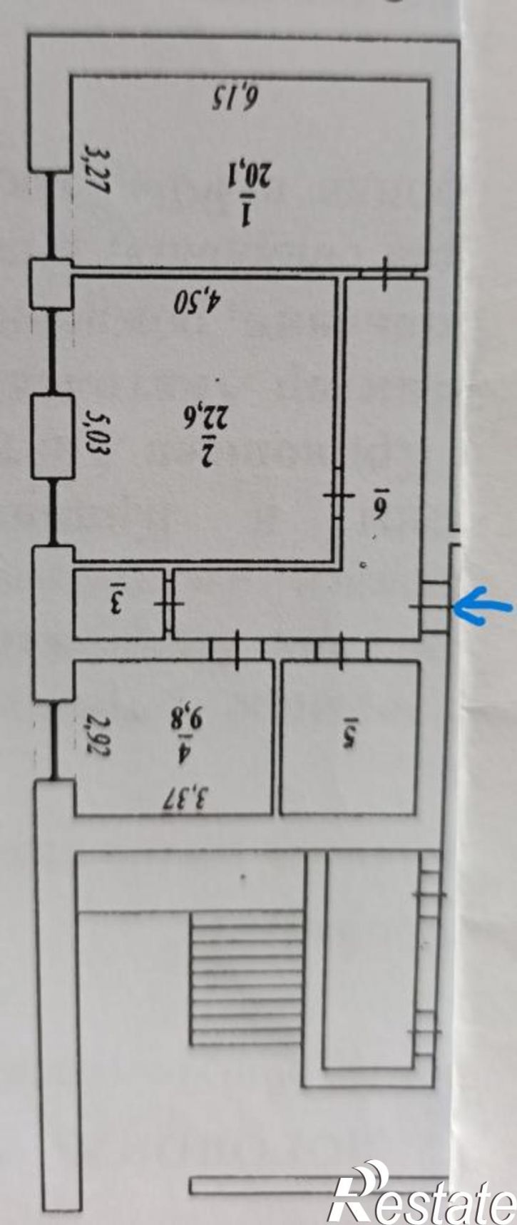 2-комн квартира Попова, 35