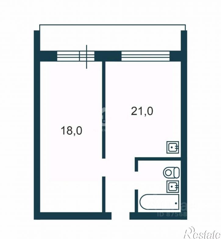 1-комн квартира
