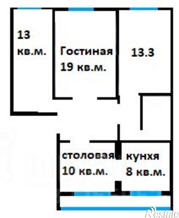 4-комн квартира ул Павлова, 4,  д. 4