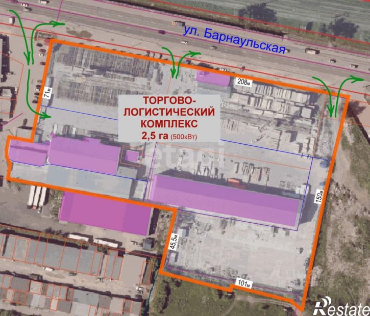 Торговое помещение ул Промышленная, 2Б,  д. 2Б