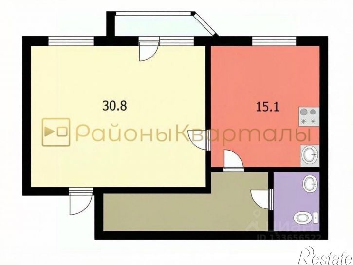 1-комн квартира ул Большевистская, 53,  д. 53
