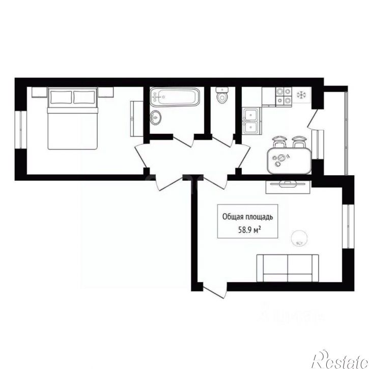 3-комн квартира ул Матросова, 50а,  д. 50а