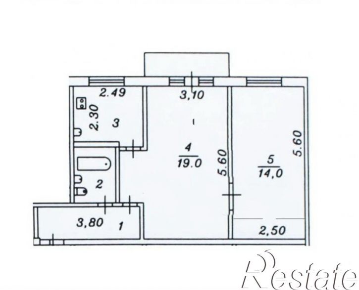 2-комн квартира Ленина, 38