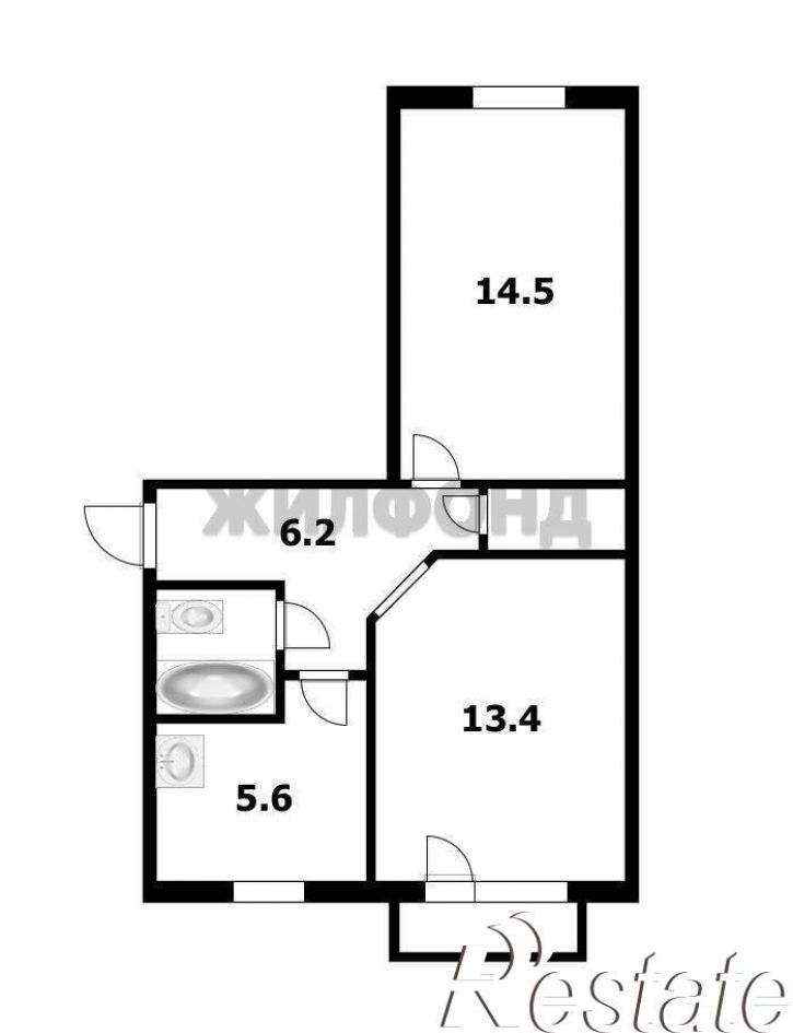 2-комн квартира Островского улица, д.103