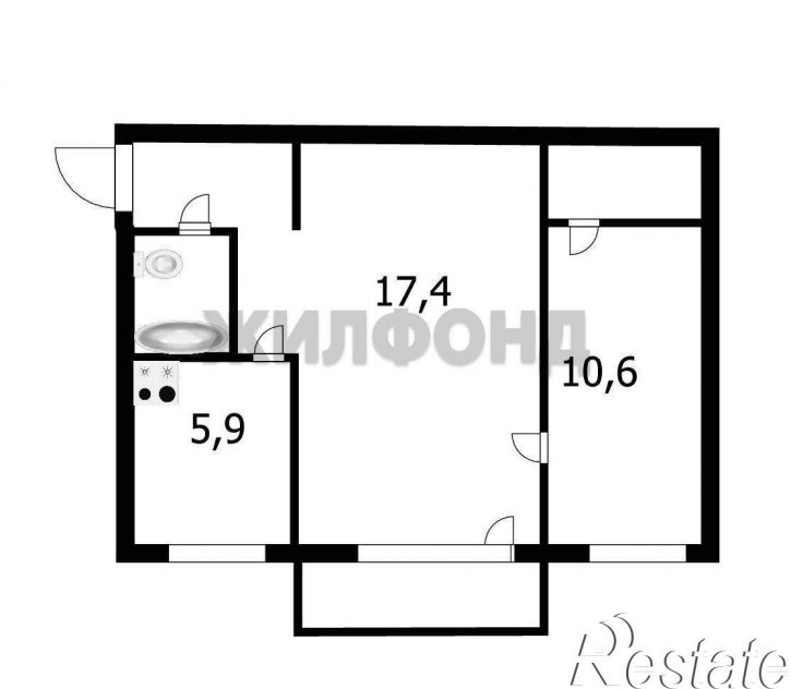 2-комн квартира Кирова улица, д.11