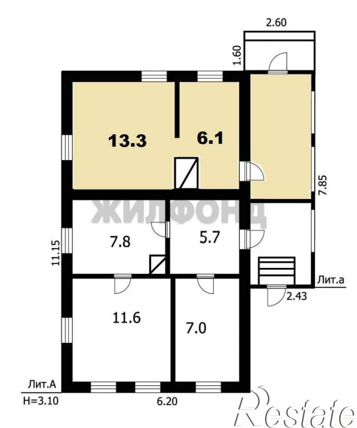 Коттедж/дом М.Горького улица
