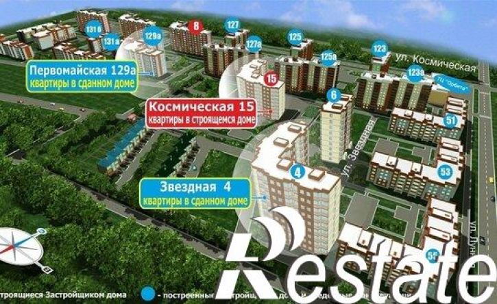 1-комн квартира Первомайская улица, 125А,  д. 125А